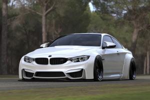 BMW M4 Coupe by Liberty Walk 2016 года